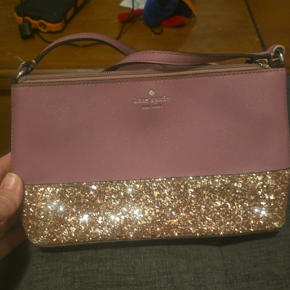 Kate Spade Rose Glitter Crossbody Bag - Picture 7 of 7